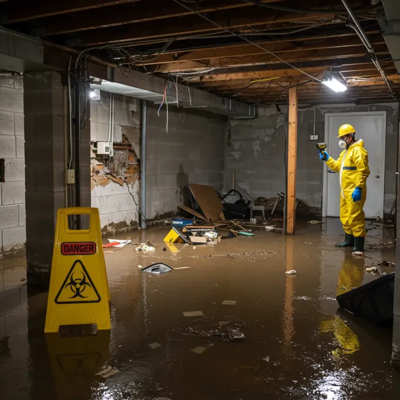 Flooded Basement Electrical Hazard in Whitmore Village, HI Property